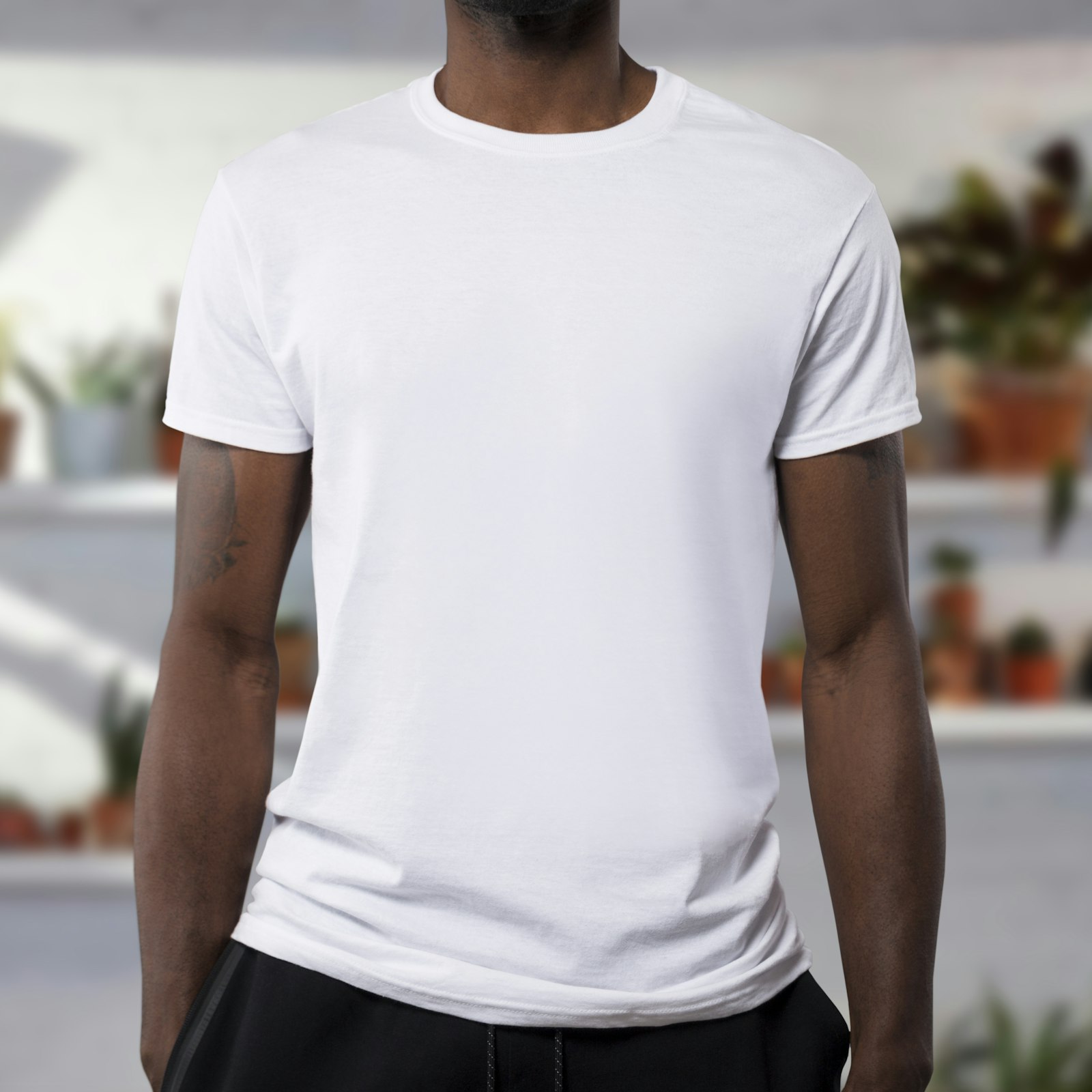 Opgevouwen shirts, klaar om bedrukt te worden